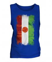 Niger Grunge Flag Mens Vest