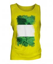 Nigeria Grunge Flag Mens Vest