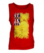 Niue Grunge Flag Mens Vest