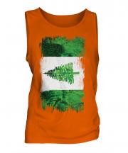 Norfolk Island Grunge Flag Mens Vest