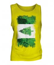Norfolk Island Grunge Flag Mens Vest