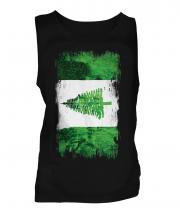 Norfolk Island Grunge Flag Mens Vest