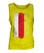North Ossetia Grunge Flag Mens Vest