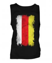 North Ossetia Grunge Flag Mens Vest