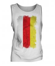 North Ossetia Grunge Flag Mens Vest