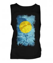Palau Grunge Flag Mens Vest