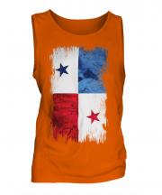 Panama Grunge Flag Mens Vest