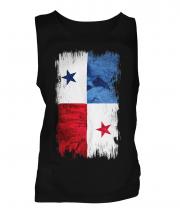 Panama Grunge Flag Mens Vest