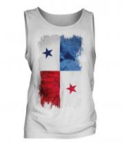 Panama Grunge Flag Mens Vest