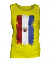 Paraguay Grunge Flag Mens Vest