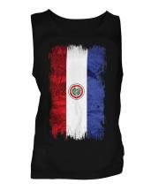 Paraguay Grunge Flag Mens Vest