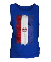 Paraguay Grunge Flag Mens Vest