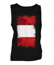 Peru Grunge Flag Mens Vest