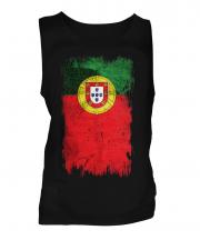 Portugal Grunge Flag Mens Vest