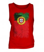 Portugal Grunge Flag Mens Vest