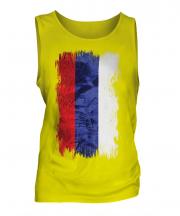 Republika Srpska Grunge Flag Mens Vest