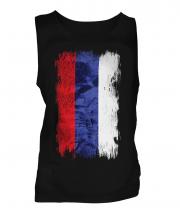 Republika Srpska Grunge Flag Mens Vest