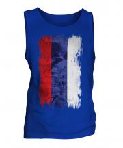 Republika Srpska Grunge Flag Mens Vest