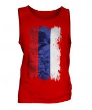 Republika Srpska Grunge Flag Mens Vest