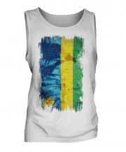 Rwanda Grunge Flag Mens Vest