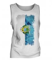 San Marino Grunge Flag Mens Vest