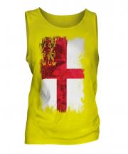 Sark Grunge Flag Mens Vest