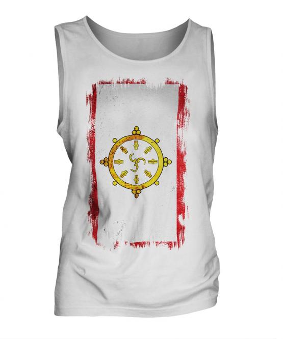 Sikkim Grunge Flag Mens Vest