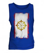 Sikkim Grunge Flag Mens Vest