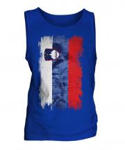 Slovenia Grunge Flag Mens Vest