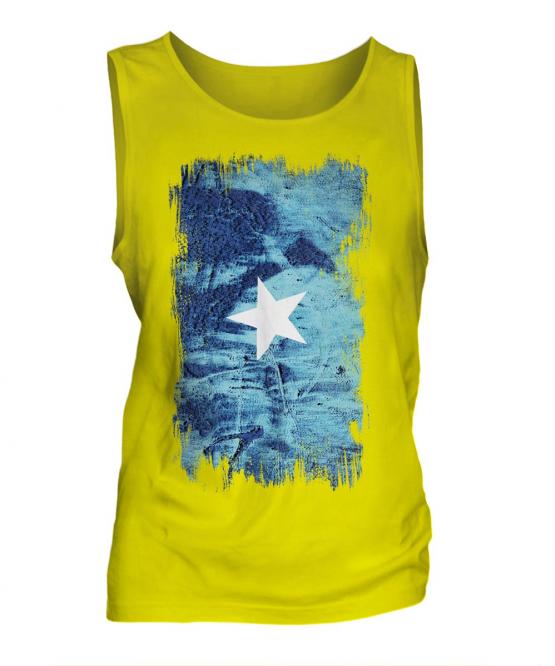 Somalia Grunge Flag Mens Vest