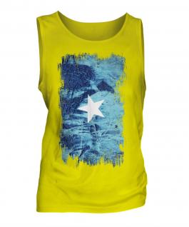 Somalia Grunge Flag Mens Vest