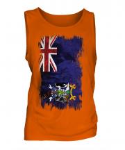 South Georgia Grunge Flag Mens Vest