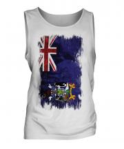 South Georgia Grunge Flag Mens Vest