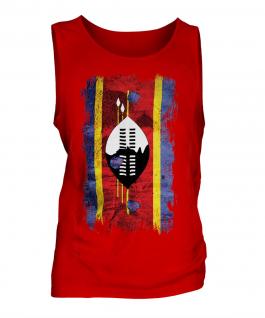 Swaziland Grunge Flag Mens Vest