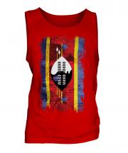 Swaziland Grunge Flag Mens Vest