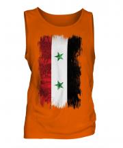 Syria Grunge Flag Mens Vest