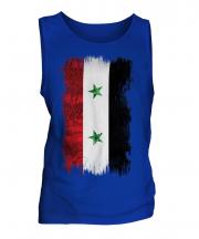 Syria Grunge Flag Mens Vest
