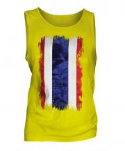 Thailand Grunge Flag Mens Vest