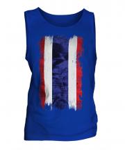Thailand Grunge Flag Mens Vest