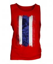 Thailand Grunge Flag Mens Vest