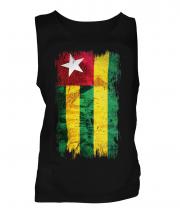 Togo Grunge Flag Mens Vest