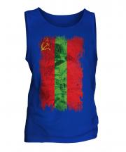 Transnistria Grunge Flag Mens Vest
