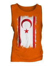 Turkish Republic Of Northern Cyprus Grunge Flag Mens Vest