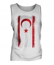 Turkish Republic Of Northern Cyprus Grunge Flag Mens Vest