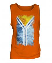 Tuva Grunge Flag Mens Vest