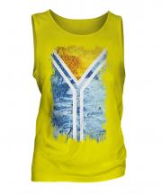 Tuva Grunge Flag Mens Vest