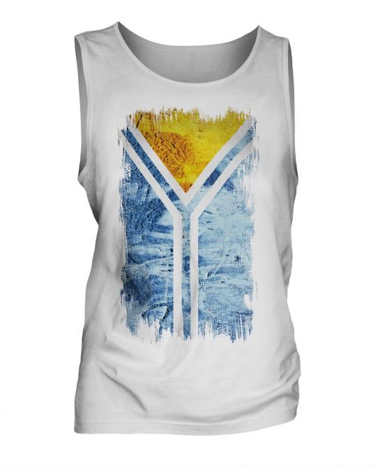 Tuva Grunge Flag Mens Vest