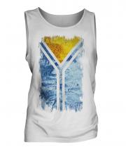 Tuva Grunge Flag Mens Vest