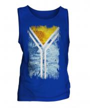 Tuva Grunge Flag Mens Vest