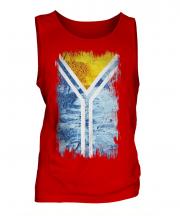 Tuva Grunge Flag Mens Vest